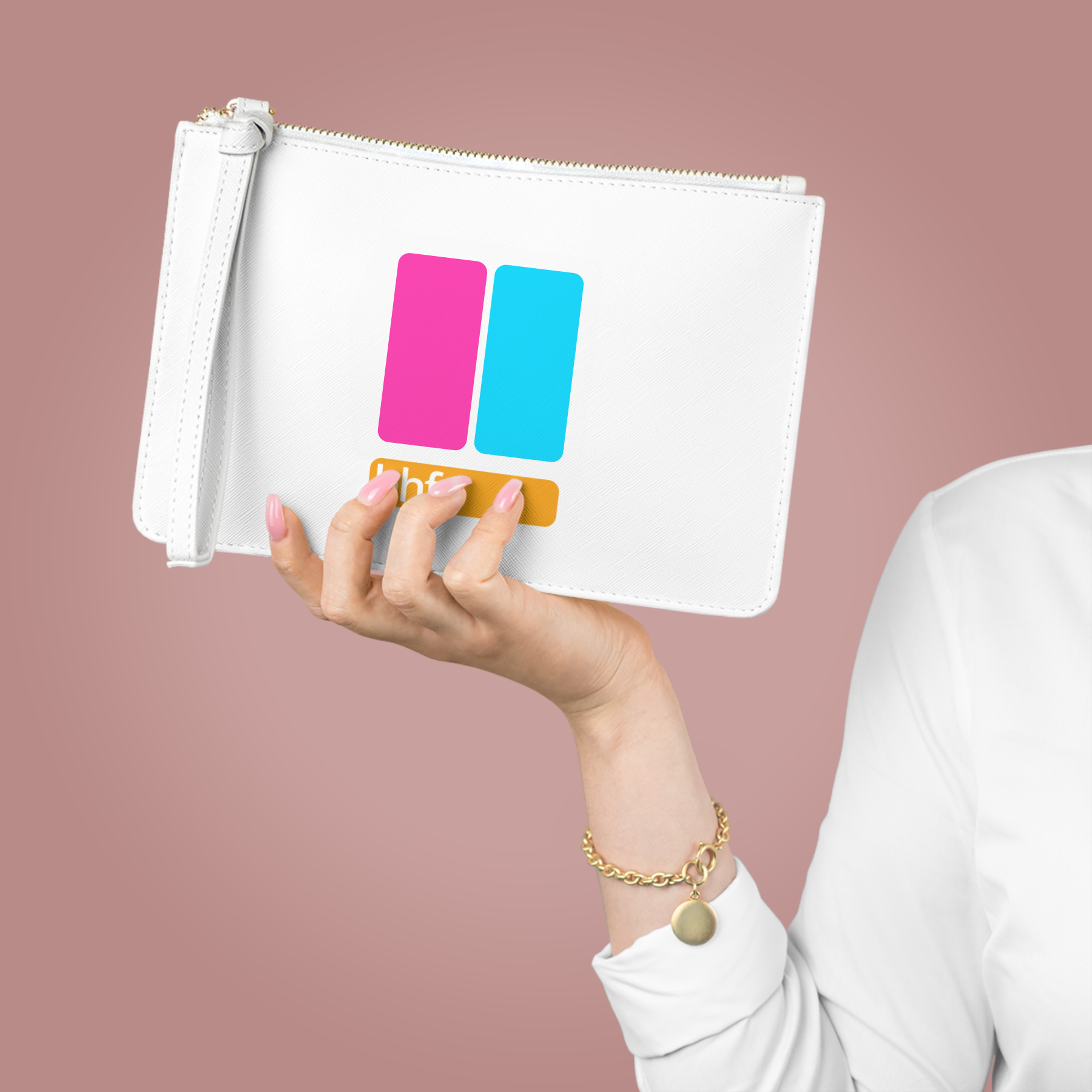 Woman + Man + ART
White Clutch