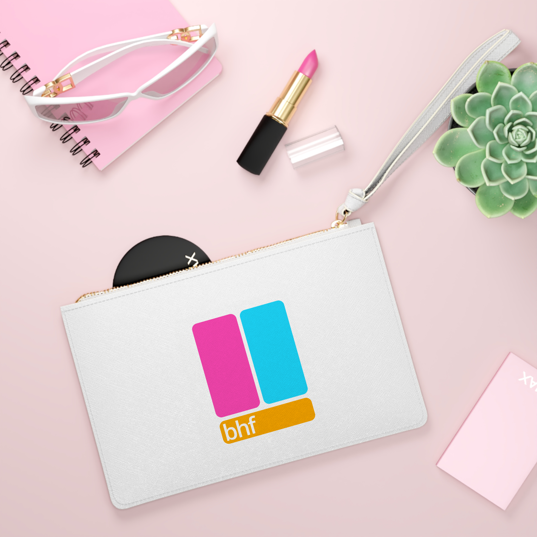 Woman + Man + ART
White Clutch